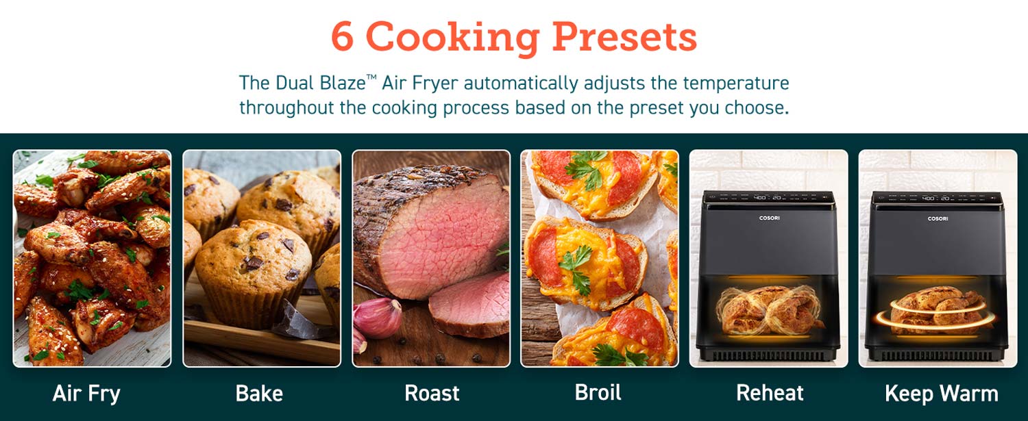 COSORI Dual Blaze 6.8QT Smart Air Fryer Listing 4