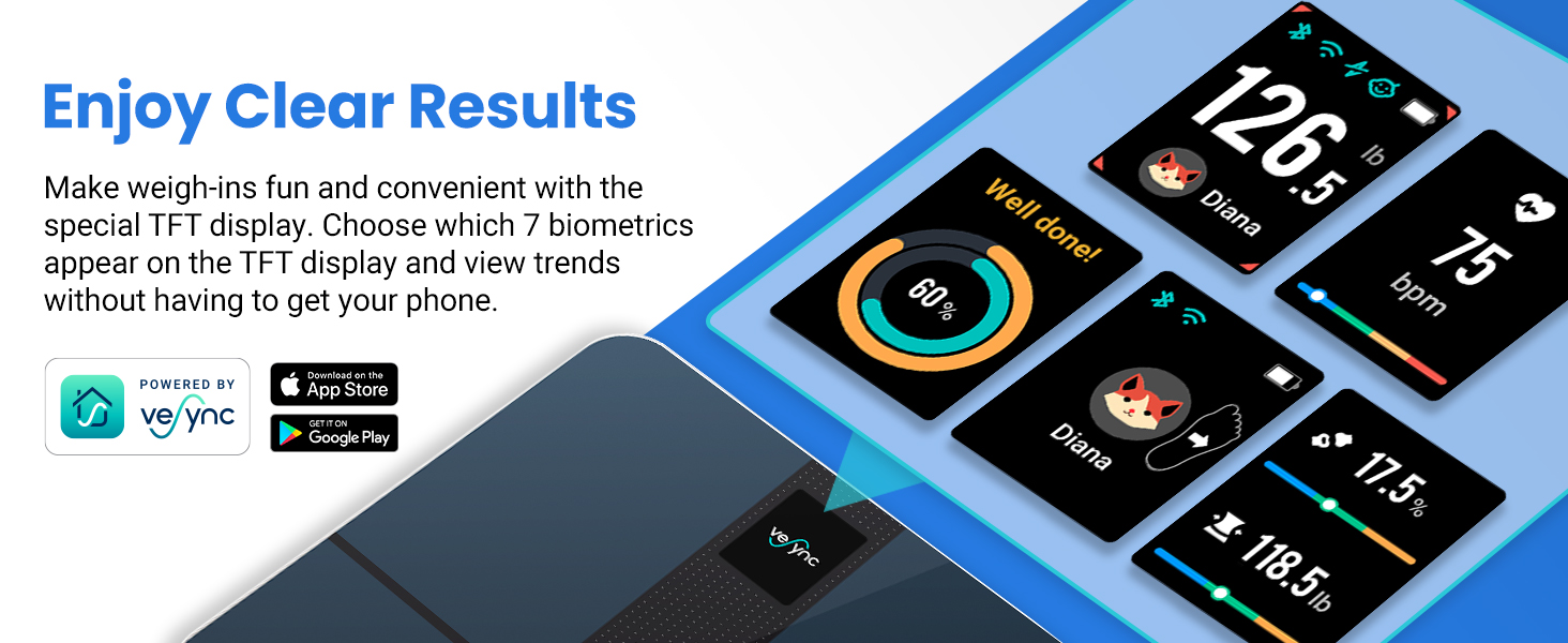 Etekcity Apex Smart WiFi BMI Fitness Scale VeSync Store