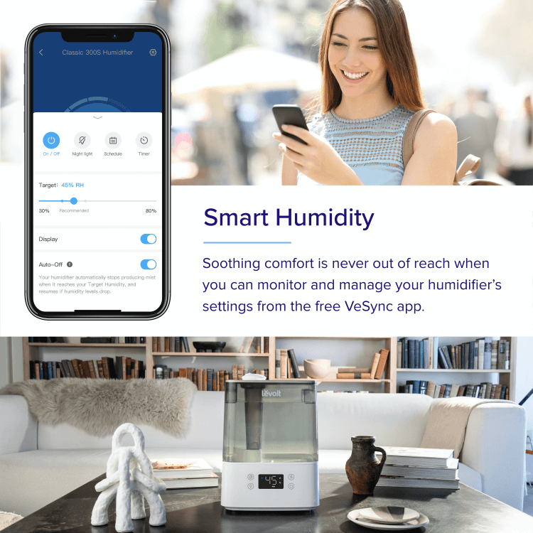Levoit Core 200S Air Purifier + Classic 300S VeSync