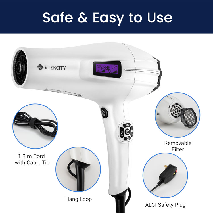 Etekcity EHD-55 Ionic Blow Hair Dryer