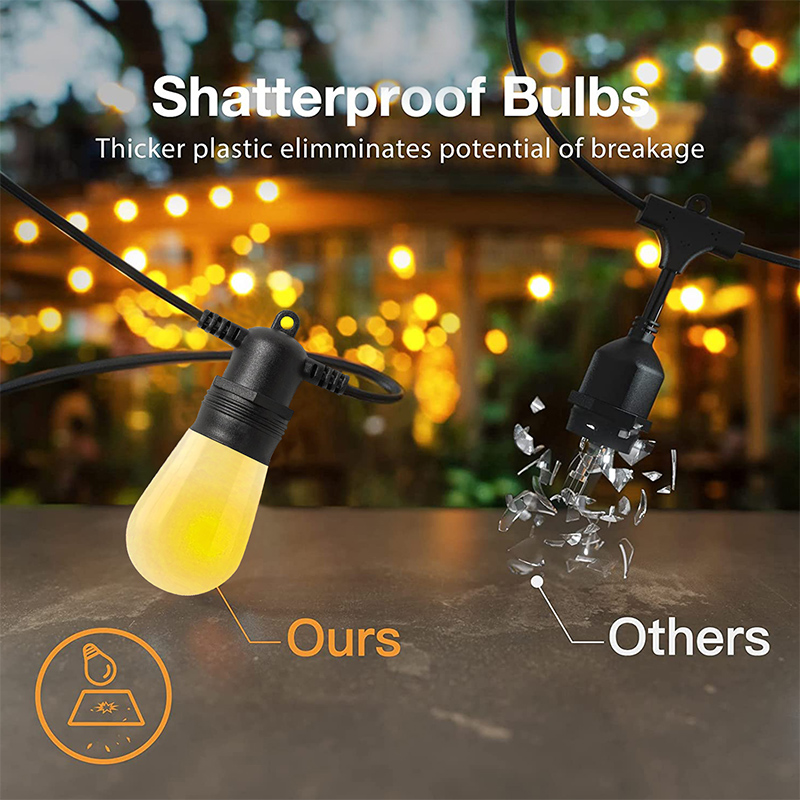 RGBW Wi-Fi Smart Outdoor String Lights